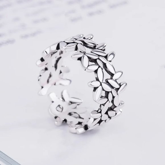 Ring Adjustable Minimalist 925 Sterling Silver - Picture 5 of 5